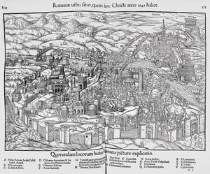 Róma városa, 1550 körül